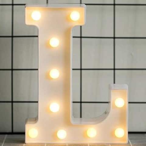 Luminous LED Letter Night Light English Alphabet Number Lamp Wedding Party Decoration Christmas Home Decoration AccessoriesL