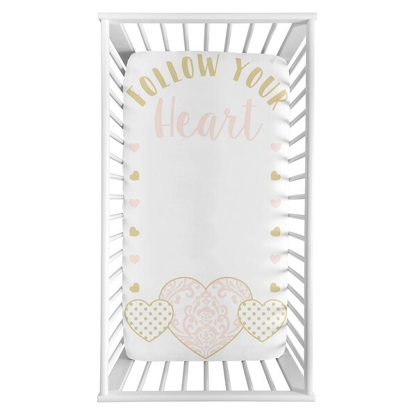 heart crib sheet