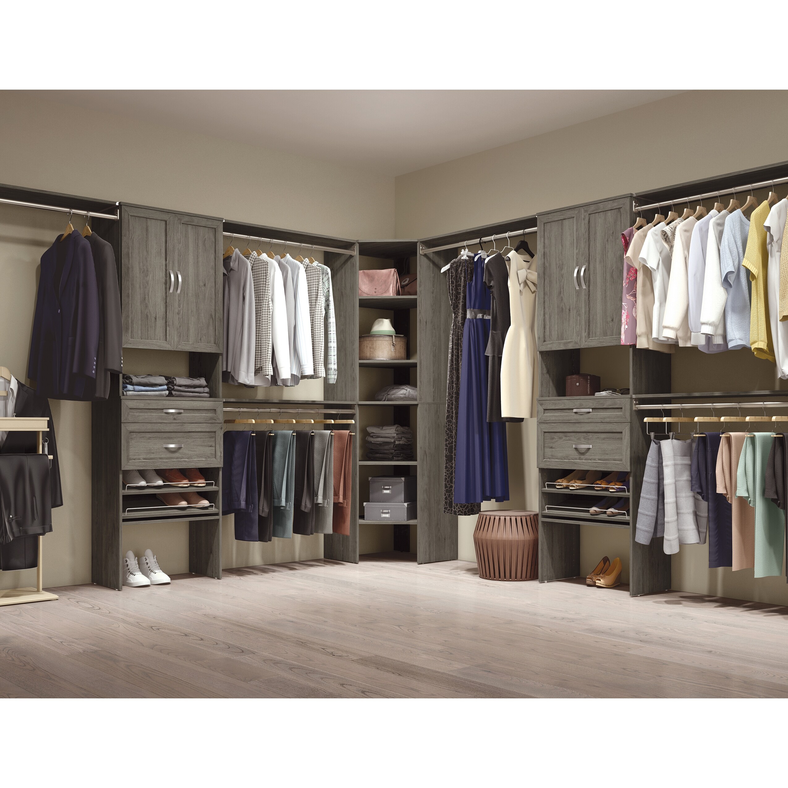 Closetmaid Suitesymphony 25 Inch Closet Tower Corner Unit 25 Inch Wide On Sale Overstock 10470320