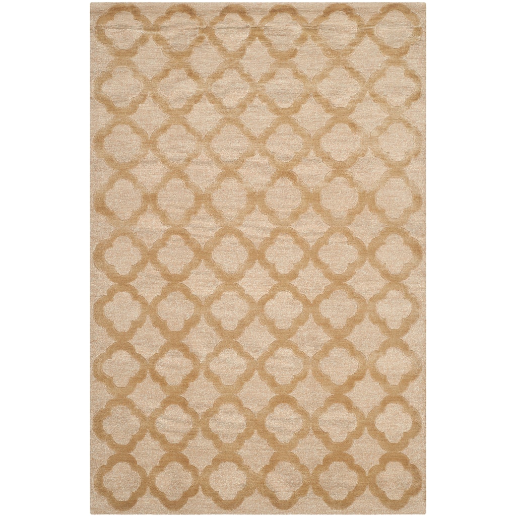 Martha Stewart by SAFAVIEH Quatrefoil Silk/ Wool Rug