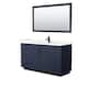Option Dark Blue, Black Trim, Giotto Quartz Top