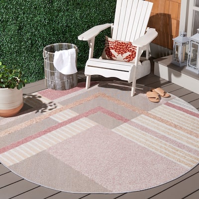 SAFAVIEH Sarasota Rista Indoor/ Outdoor Waterproof Patio Backyard Rug
