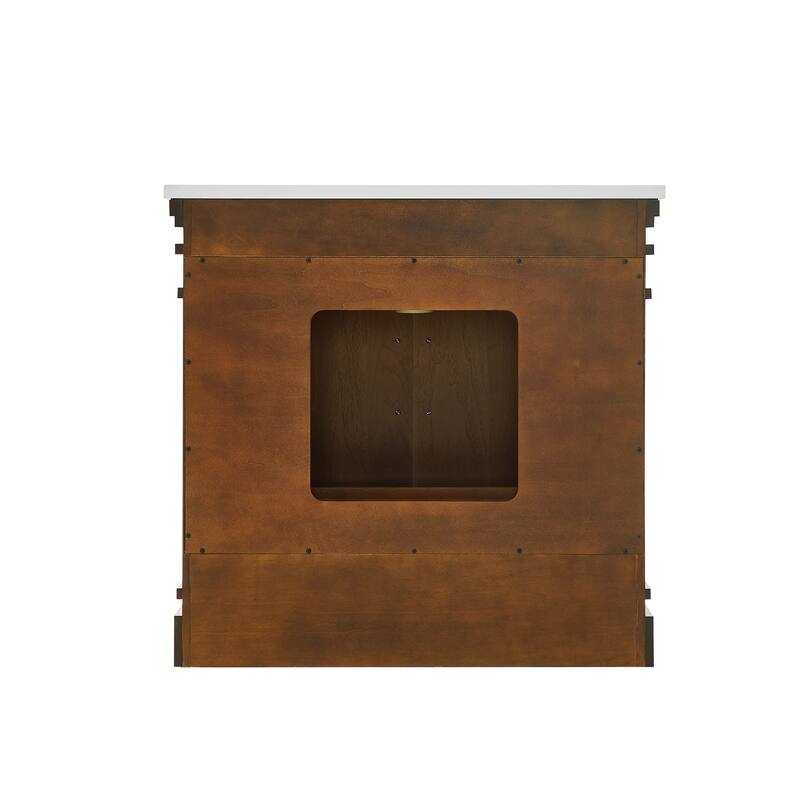 Frank Lloyd Wright USONIA® Harmony 36-inch Wood Sink Vanity