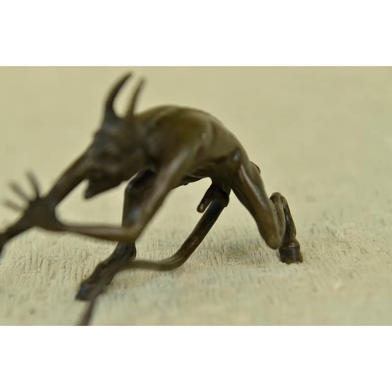 Bronze Satyr Sculpture
