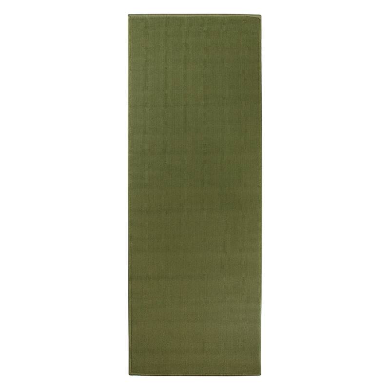 RITZ Solid Runner Rug - 20"x60" - N/A - Green