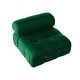 preview thumbnail 10 of 21, Armless Single Sofa Velvet Living Room Chair
