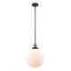 Option Matte White / Black Antique Brass