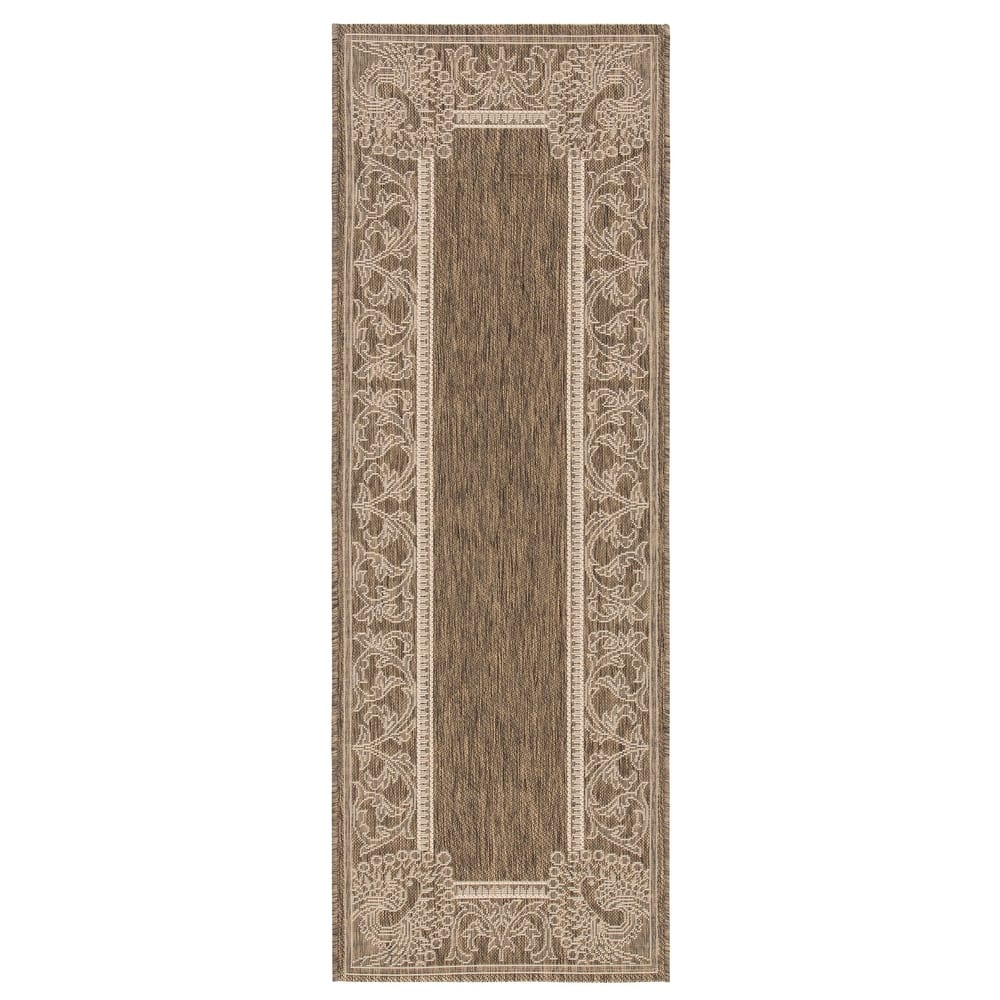 SAFAVIEH Courtyard Kitija Indoor/ Outdoor Waterproof Patio Backyard Rug