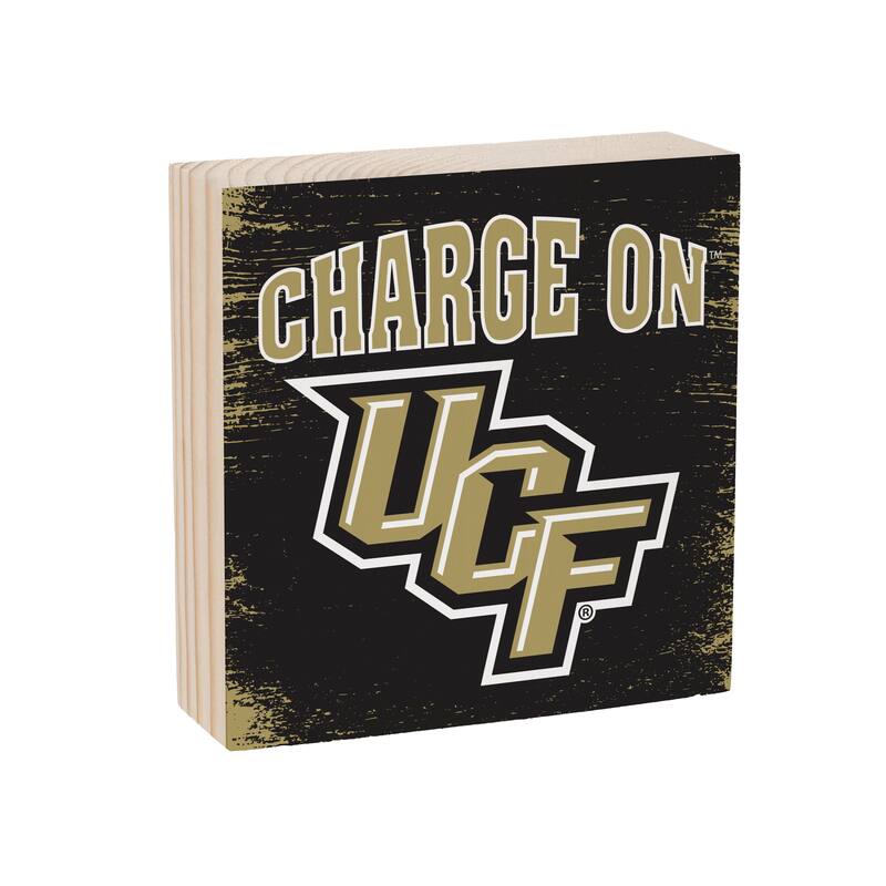University of Central Florida Wooden Tabletop Mantel Shelf Sign