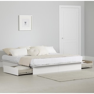 South Shore Step One Platform Bed with Drawers - Bed Bath & Beyond ...