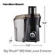 preview thumbnail 9 of 8, Hamilton Beach Big Mouth Juice Extractor