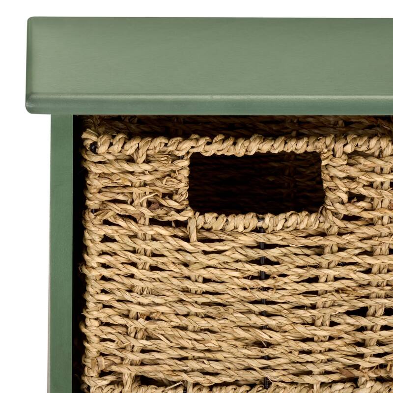 SAFAVIEH Jemina Black Hanging 3-Basket Wall Rack - 28" x 7.8" x 12" - 28"W x 8"D x 12"H