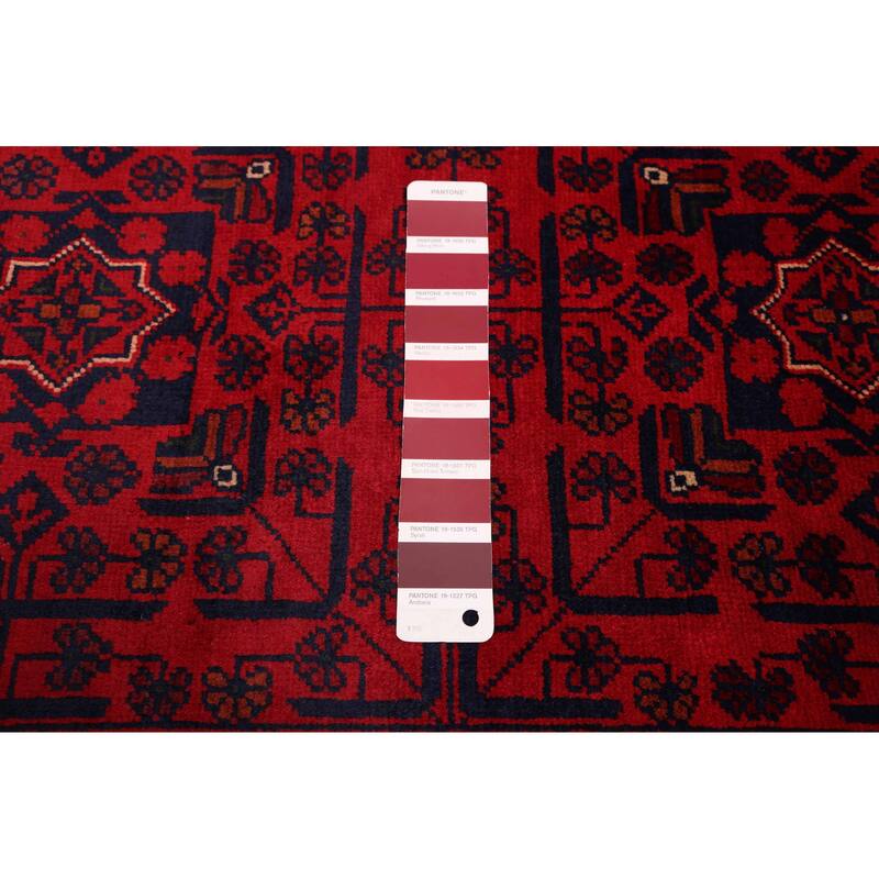 ECARPETGALLERY Hand-knotted Finest Khal Mohammadi Red Wool Rug - 5'7 x 8'9
