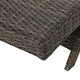 preview thumbnail 7 of 9, Outdoor Wicker Lounge Chairs (Set of 4) by Christopher Knight Home