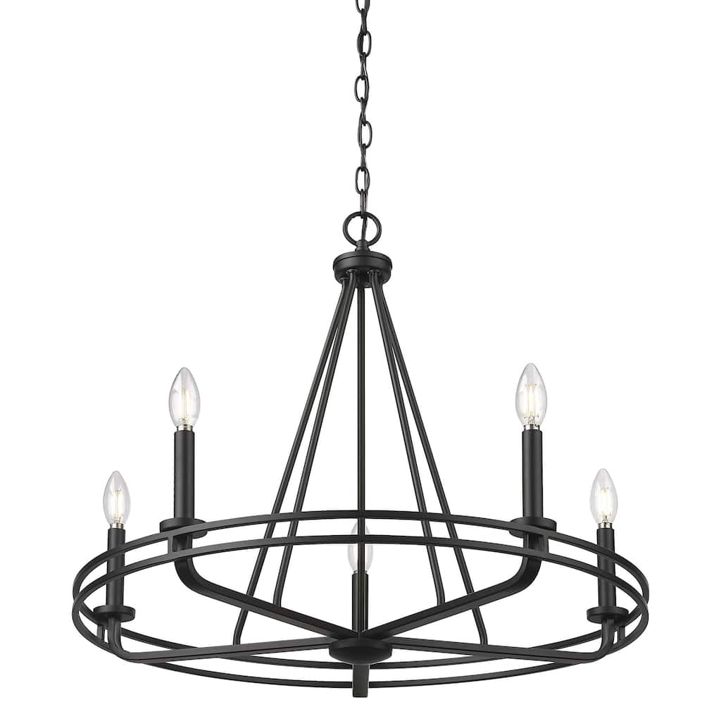 Millennium Lighting 21605 Jody 5 Light 27" Wide Pillar Candle Style