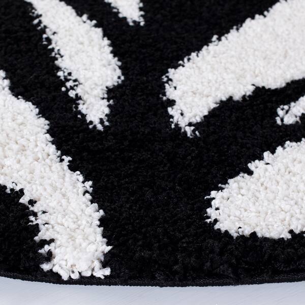 Safavieh Florida Shag Rozinka Zebra Animal Print Rug On Sale Overstock 5773086