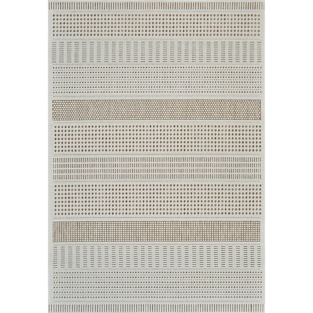 Bave Stylish Geometric Weather Resistant Current & Stylish Outdoor Rug