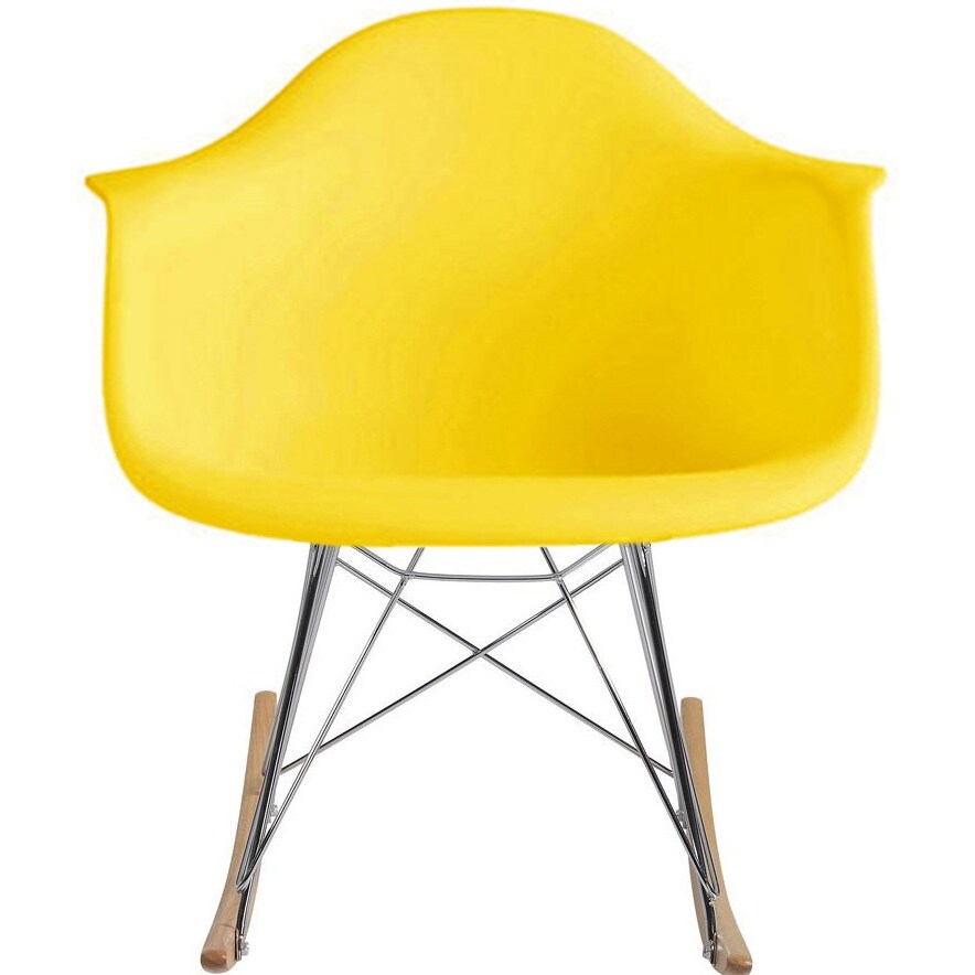 yellow nursery chair
