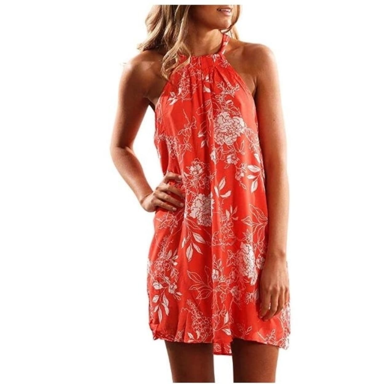 spaghetti strap beach dress