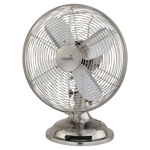 MinkaAire Retro Retro 4 Blade 10" Portable Fan - 3 Speed