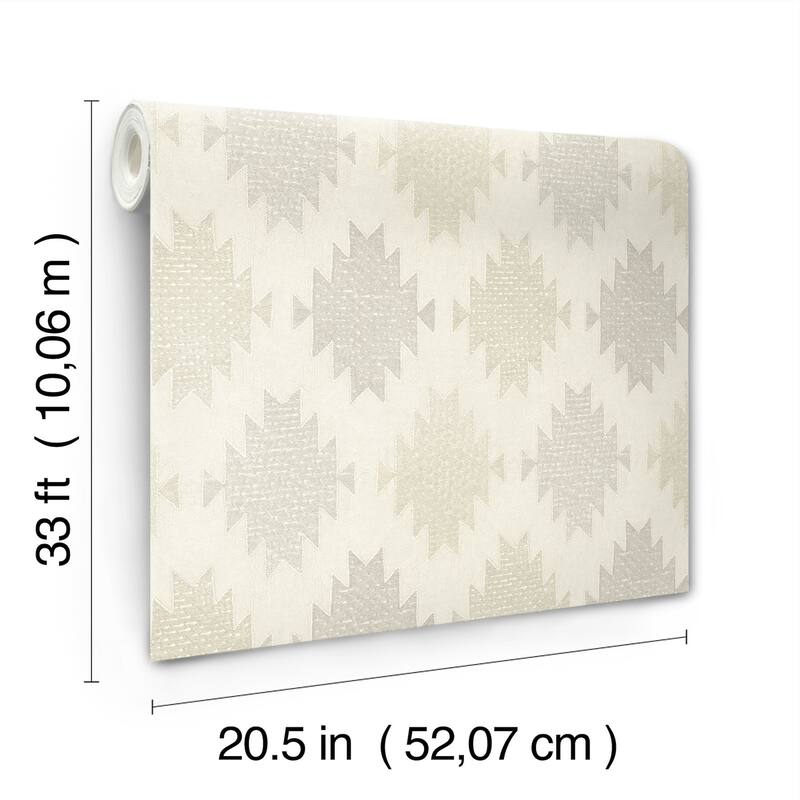 Stitched Heirloom Moss Wallpaper