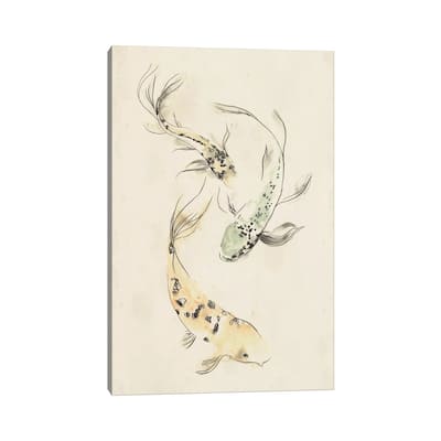 iCanvas "Koi Dance II" by June Erica Vess Canvas Print