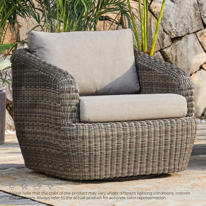 Patio Wicker Furniture Set Outdoor Rattan Bistro Set