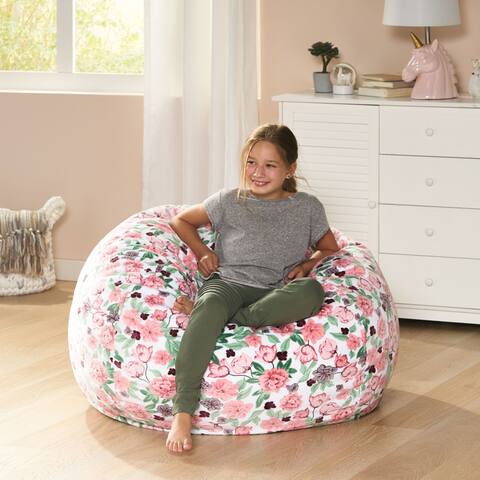 Mynders Modern 3 Foot Fabric Bean Bag by Christopher Knight Home