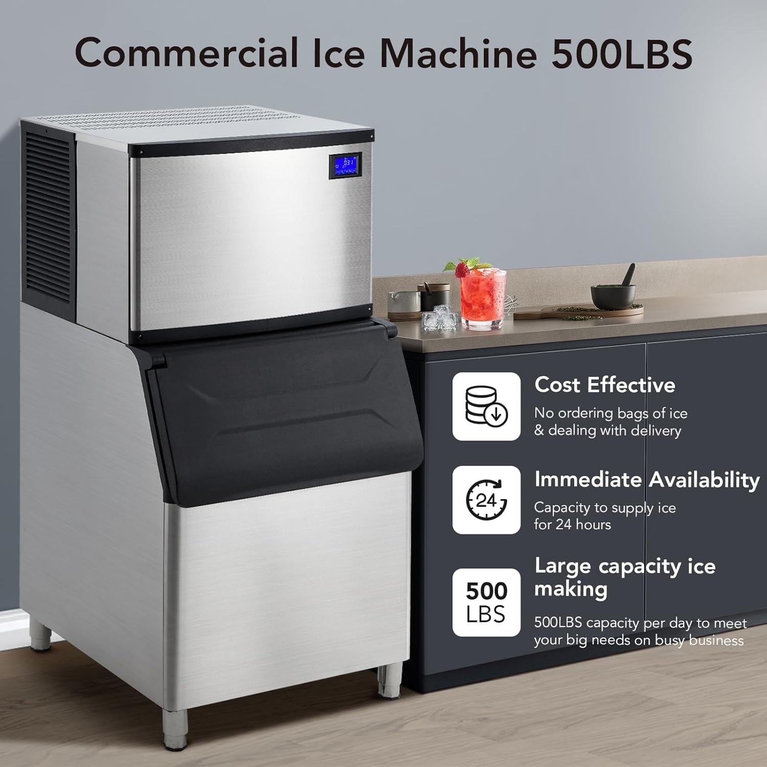 IGLOO® 26-Pound Automatic Self-Cleaning Portable Countertop Ice Maker  Machine With Handle, Aqua