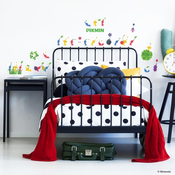 RoomMates Nintendo Pikmin Characters Wall Decals - On Sale - Bed