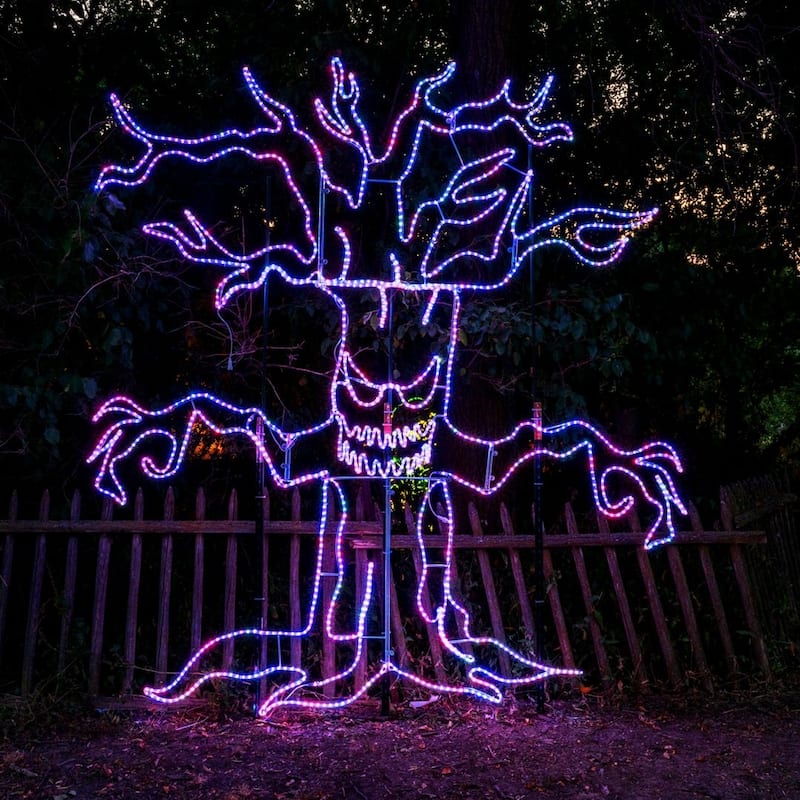 Halloween Dynamic RGBWW LED Haunted Tree