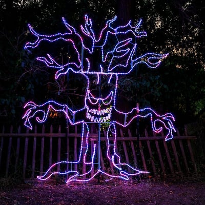 Halloween Dynamic RGBWW LED Haunted Tree