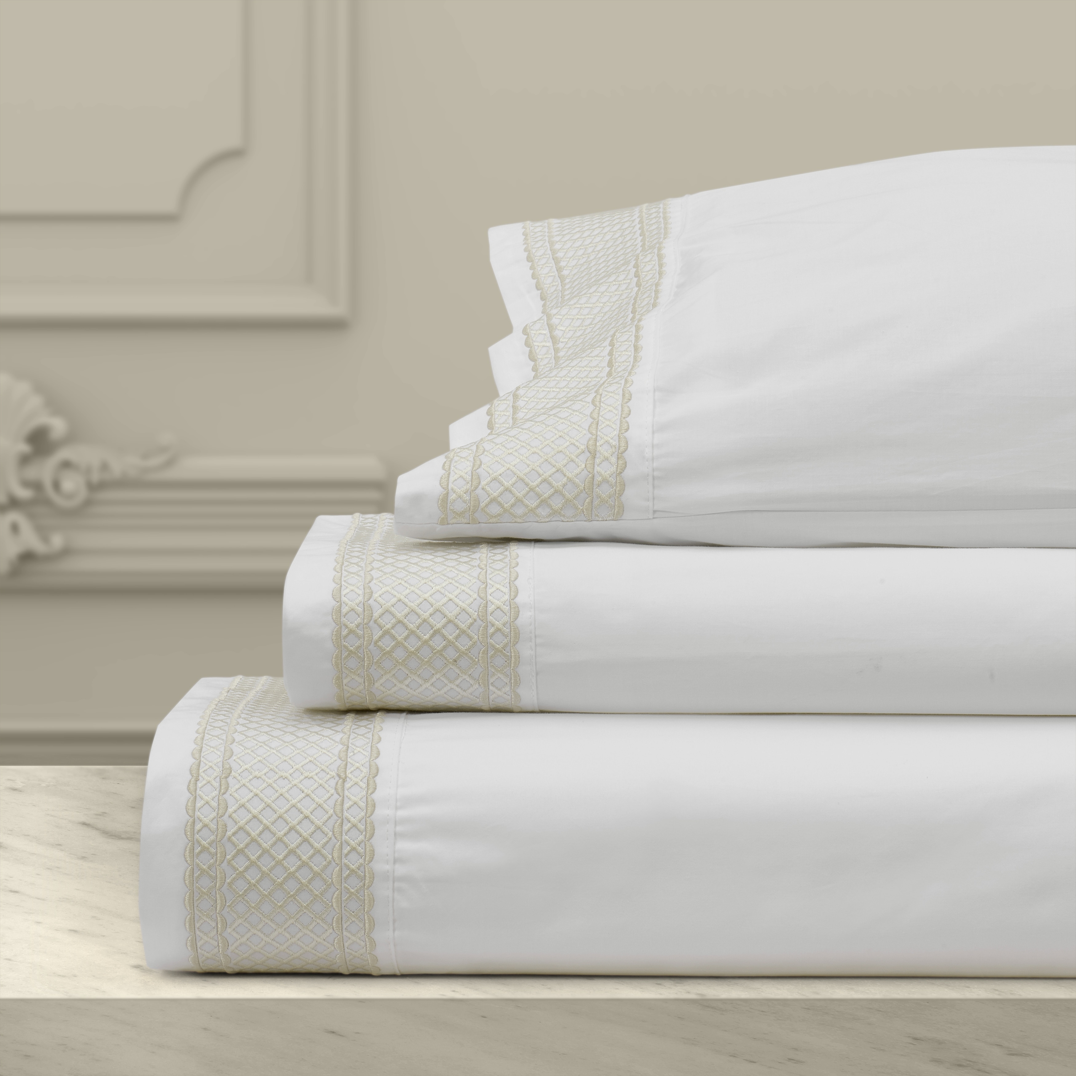 J queen new store york embroidered sheets