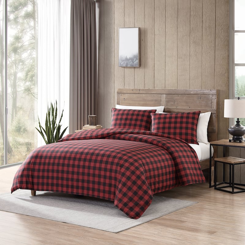 Eddie Bauer Mountain Plaid Cotton Comforter Set
