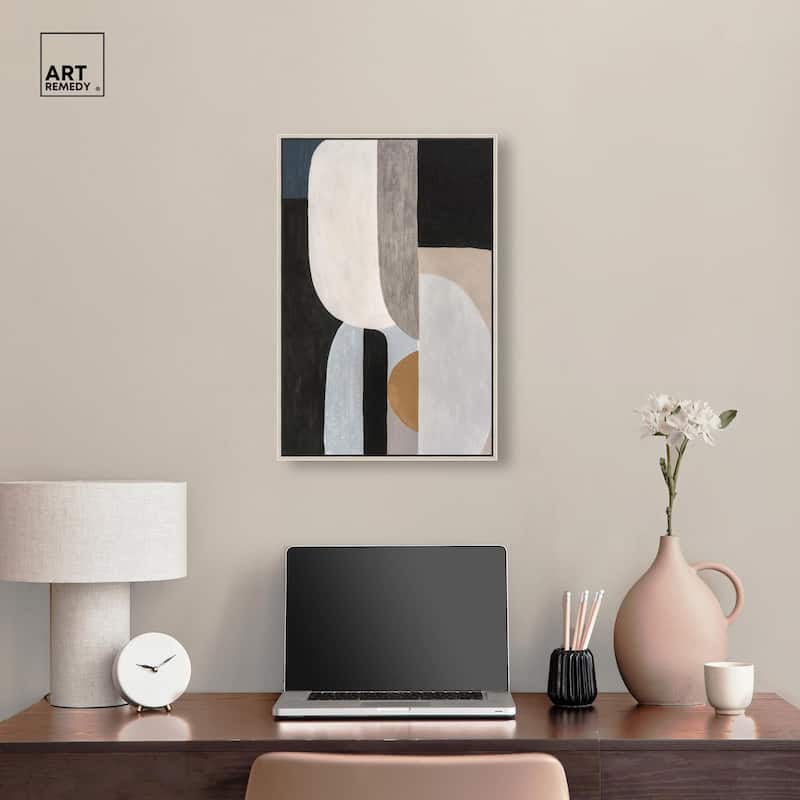 Interlocking Segments II Canvas by Art Remedy