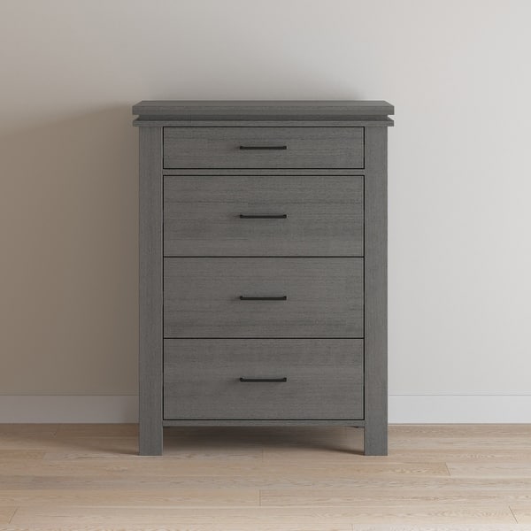 slide 2 of 15, Child Craft Denman 4 Drawer Chest Midnight Gray