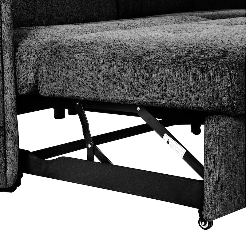96" Multi-Functional Pull-Out Sofa Bed