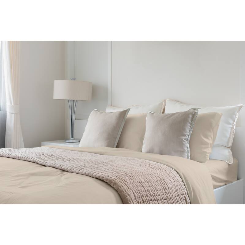 2-Piece Pillowcase Set, 100% Bamboo Breathable 320 Thread Count Pillow Case