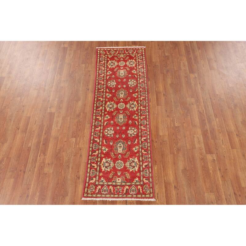 Oushak Oriental Runner Rug Handmade Wool Carpet - 2'0" x 6'0"