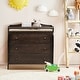 preview thumbnail 23 of 29, Baby Changing Table Infant Diaper with 3 Drawers and Safety Belt-Brown - 35.5" x 23" x 39" (L x W x H)