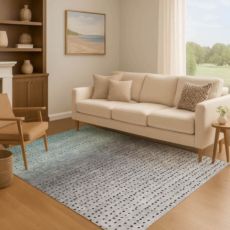 Premium Washable Super Soft Ombre Modern Mayfield Rug