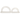 Set of 2 White and Gold Wood Rainbow Style Wall Shelves 20"