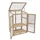 preview thumbnail 9 of 7, Portable Wooden Greenhouse for Garden - 30.0" x 22.5" x 43"(L x W x H)
