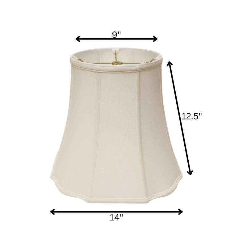 Softback Lampshade with Washer Fitter, Antique White
