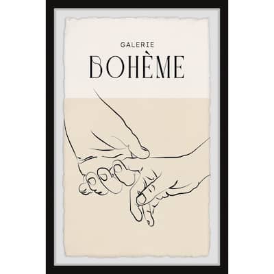 Galerie Boheme Framed Wall Art, Elegant Home Touch - Sophisticated Artwork for Refined Décor
