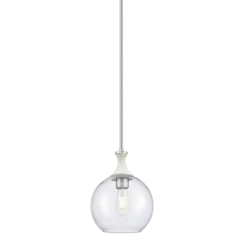 Innovations Lighting 415-1SR-14-10 Astor Pendant Astor 10" Wide - Satin Nickel / Seedy