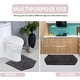 preview thumbnail 104 of 165, Waterford Collection 100% Cotton Non-Slip Bathroom Rug Set, Machine Washable Bath Rug, 4 Piece Bath Mat Set with Contour