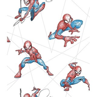 Spider-Man Fracture Blue & Grey Wallpaper