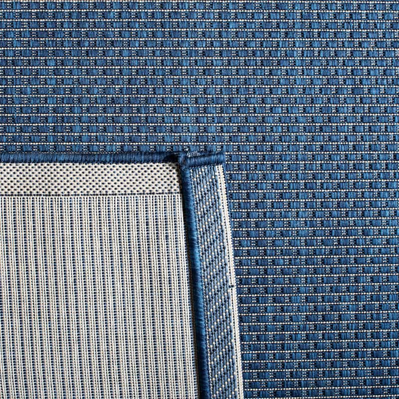 SAFAVIEH Courtyard Sherrie Border Indoor/ Outdoor Waterproof Patio Backyard Rug