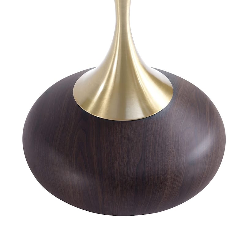 Manhattan Comfort Modern Patchin Gold Tabletop End Table